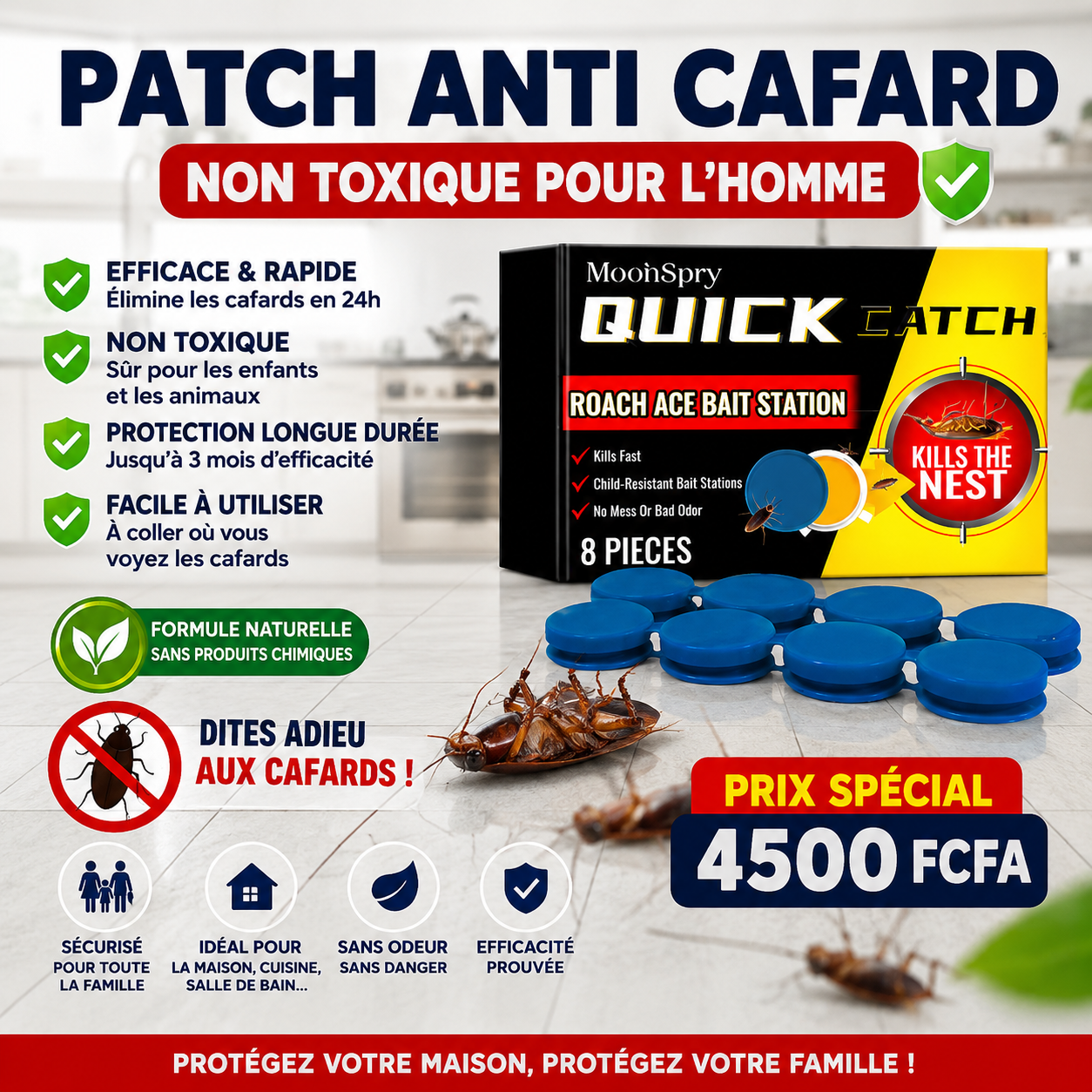 Produit anti cafards